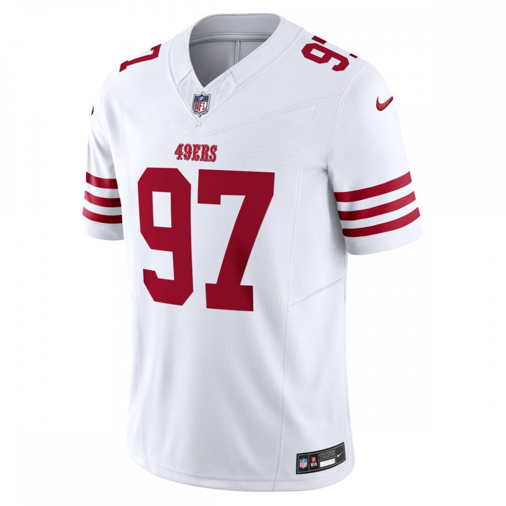 Nick Bosa San Francisco 49ers Nike Vapor F.U.S.E. Limited Jersey - White-GridironStore